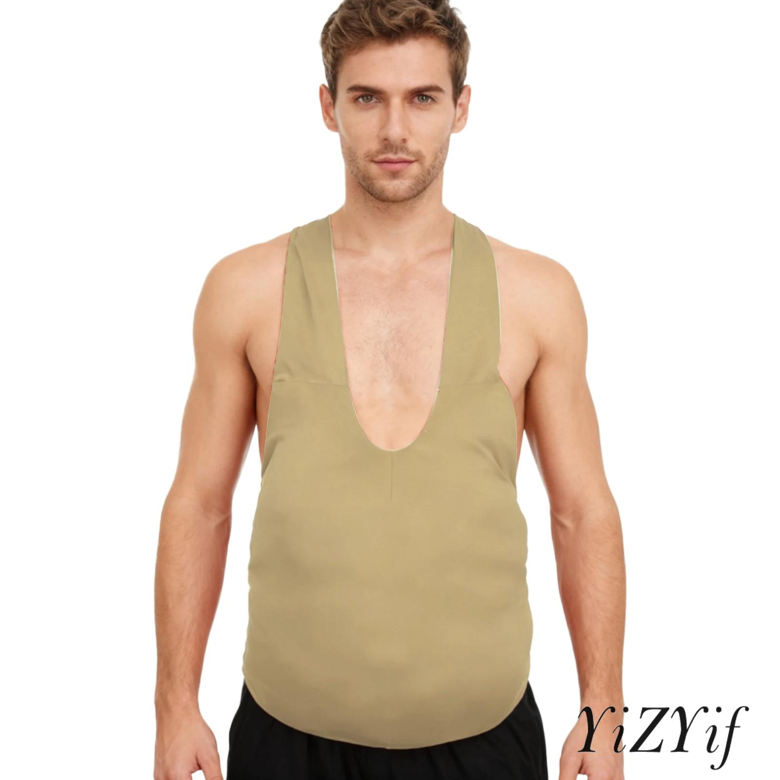 Tablet Computer Accessories - 1個の偽腹パッド、調節可能な脂肪位置プロップ、ハロウィンコスチュームアクセサリー、大人男性女性用、面白い怖い偽腹パッド