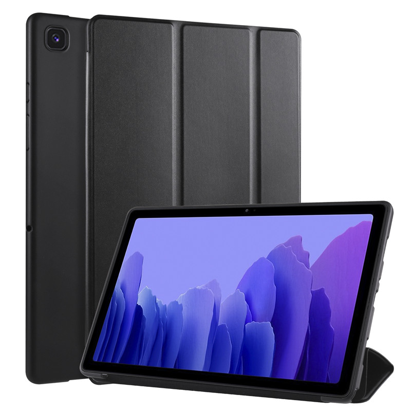 Remarkable Tablet Accessories - Samsung Galaxy Tab A7 SM-T500 T505用三つ折りシリコンスタンドケース、Tab