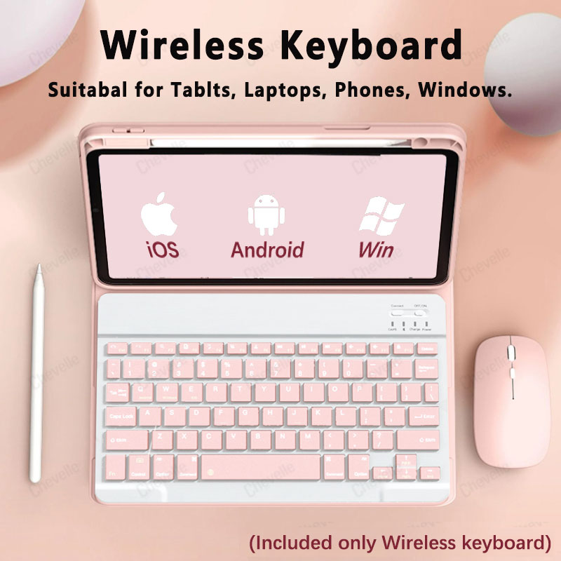 Tablet Accessories Keyboard - ワイヤレス Bluetooth 互換キーボード Android iOS タブレット用超薄型