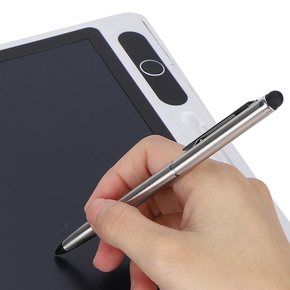 Tablet Sleeves & Cases Ipad Accessories - ブラック LCD ライティングタブレット 小型光発電式描画ボード レザースリーブ付き 軽量グラフィックタブレット