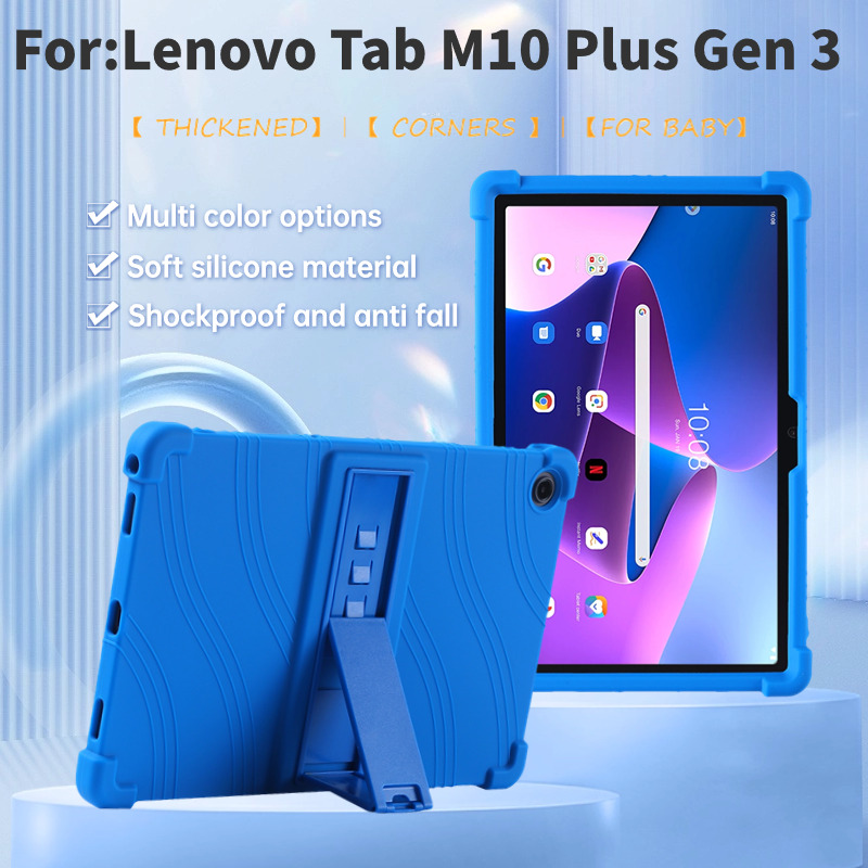 Tablet Accessories Lenovo - シリコンスタンドケース Lenovo Tab M10 Plus Gen