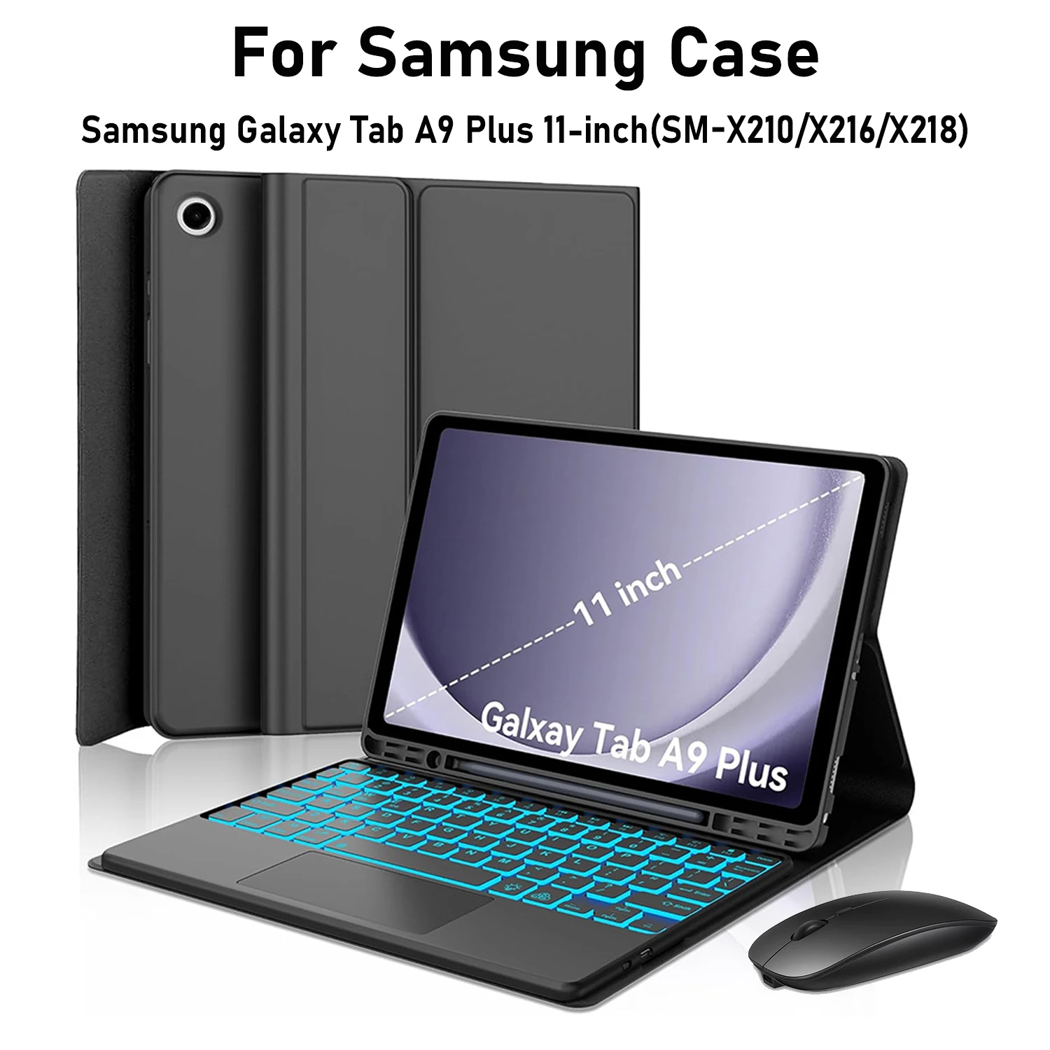 Redmi Tablet Accessories - キーボードケース Samsung Galaxy Tab A9 Plus