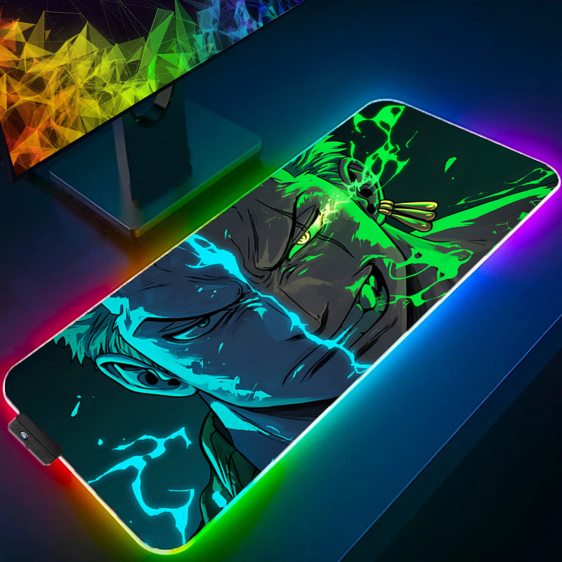 Tablet Accessories Keyboard - ワンピースゾロマウスパッド RGB ゲームアクセサリー Gabinete ゲーマー PC