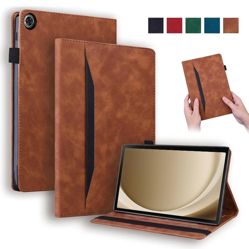 Remarkable Tablet Accessories - サムスンギャラクシータブ A9 プラスケース 11 インチ高級レザー財布タブレット Funda