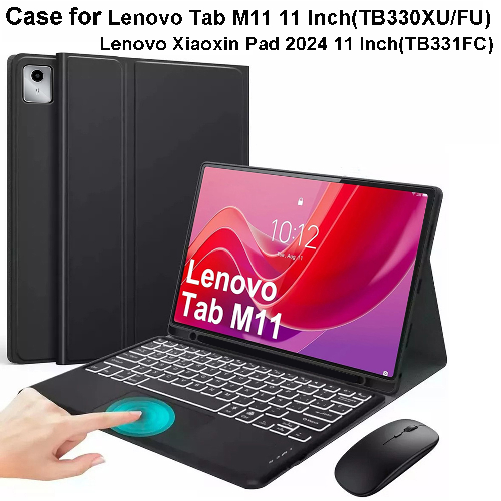 Tablet Accessories Lenovo - Lenovo Xiaoxin Pad 2024 11インチ TB331FC用ケース、Lenovo