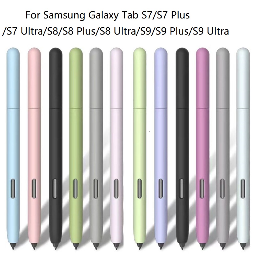 Remarkable Tablet Accessories - 人間工学に基づいた滑り止めタブレットペンシルケース、Samsung Galaxy Tab s7、s8、s9プラスs用のシリコンスタイラス保護カバー