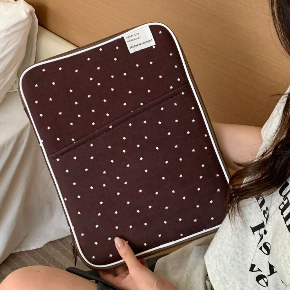 コーデュロイ スタープリント ラップトップスリーブバッグ 耐 - Tablet Sleeves & Cases Ipad Accessories のレビューと価格