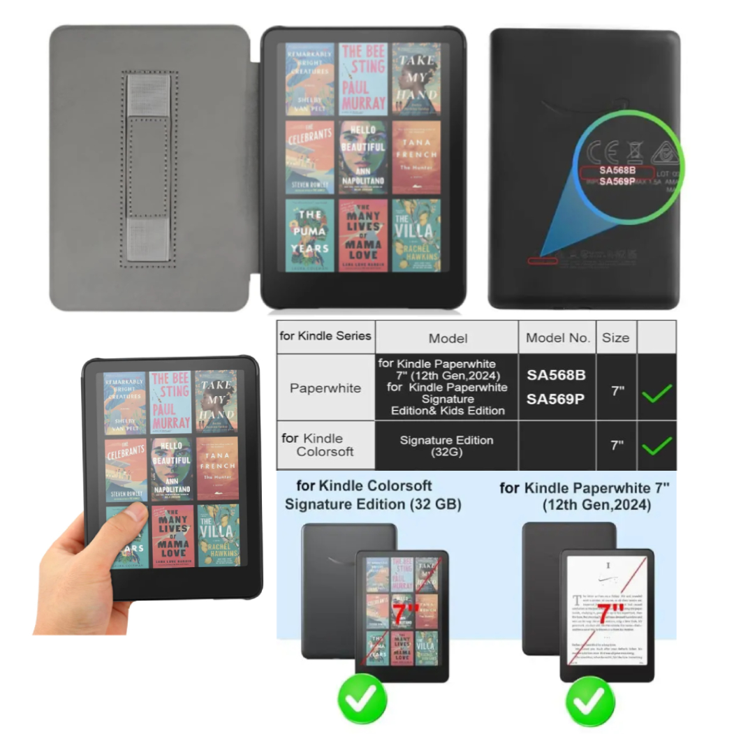 Kindle Paperwhite 第 12 世代ケース 2 - Kindle Tablet Accessories のレビューと価格
