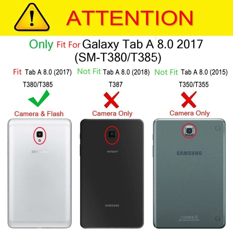 タブレットケース三星銀河タブ A 8.0 2017 T380 - Remarkable Tablet Accessories のレビューと価格