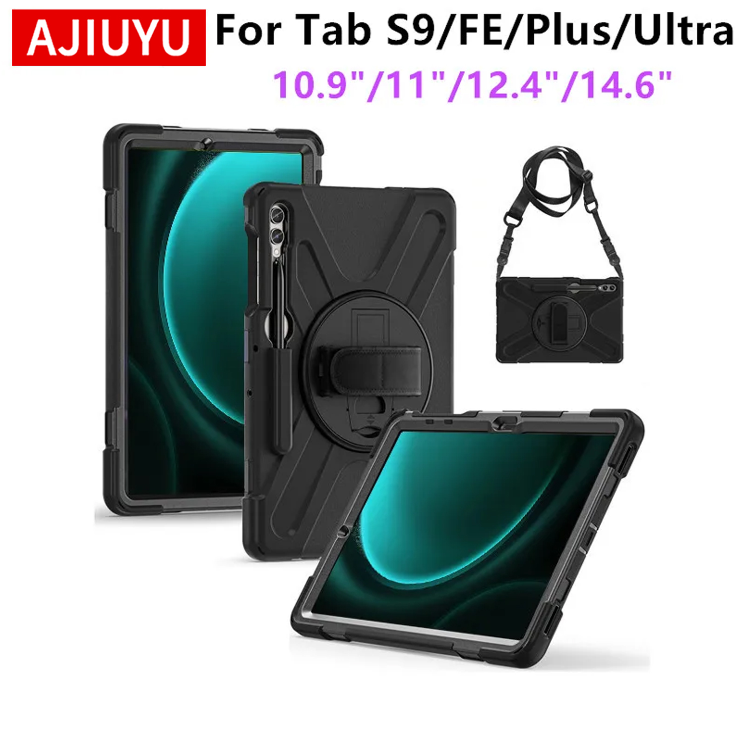 ヘビーデューティ耐衝撃ケースサムスンギャラクシータブ A9  - Samsung Tablet S10 Accessories のレビューと価格