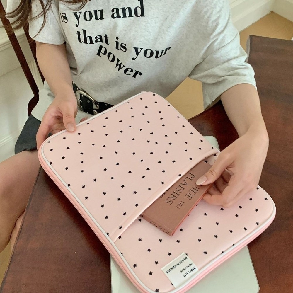 コーデュロイ スタープリント ラップトップスリーブバッグ 耐 - Tablet Sleeves & Cases Ipad Accessories のレビューと価格