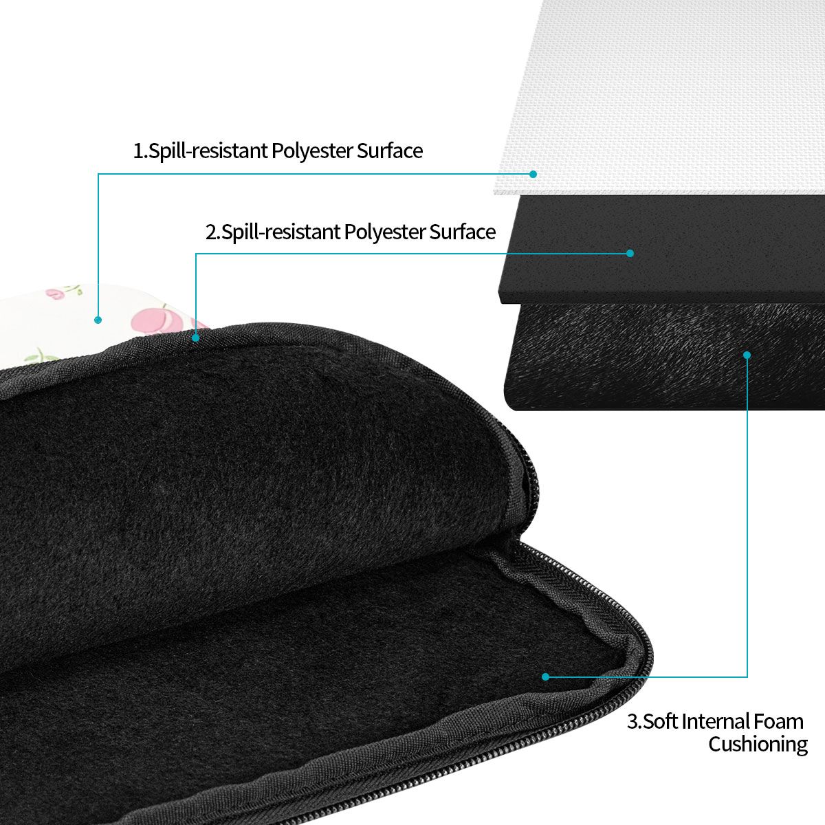 ノートパソコン用ライナースリーブ 12 13 15 17イン - Tablet Sleeves & Cases Ipad Accessories のレビューと価格