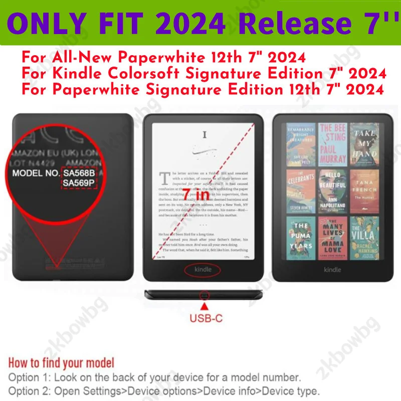 Kindle Paperwhite 第12世代 Colors - Kindle Tablet Accessories のレビューと価格