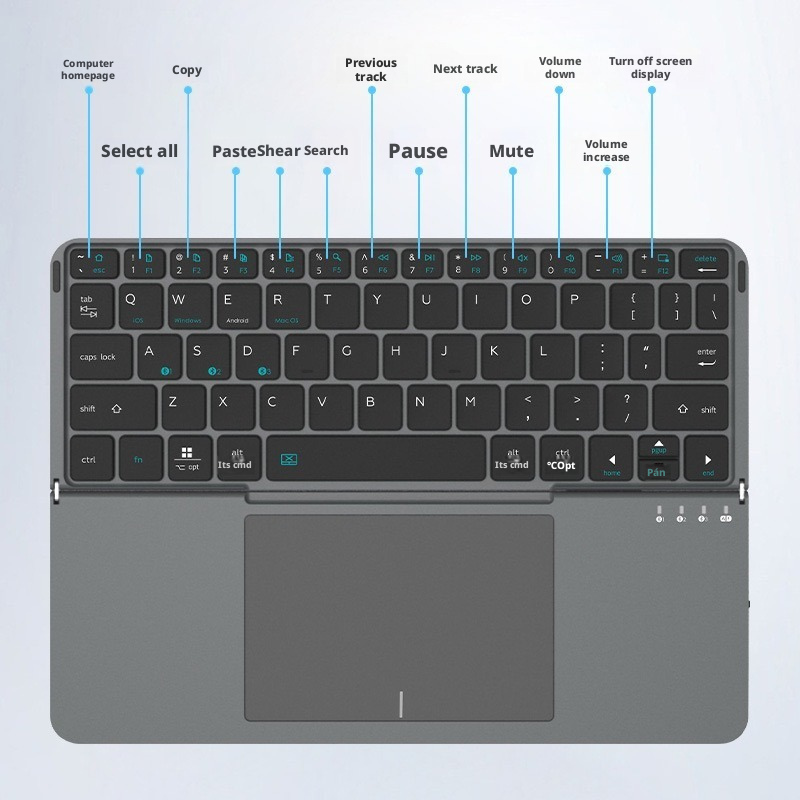 Ibox 11タブレット用折りたたみ式キーボード、ユニバーサ - Tablet Accessories Keyboard のレビューと価格